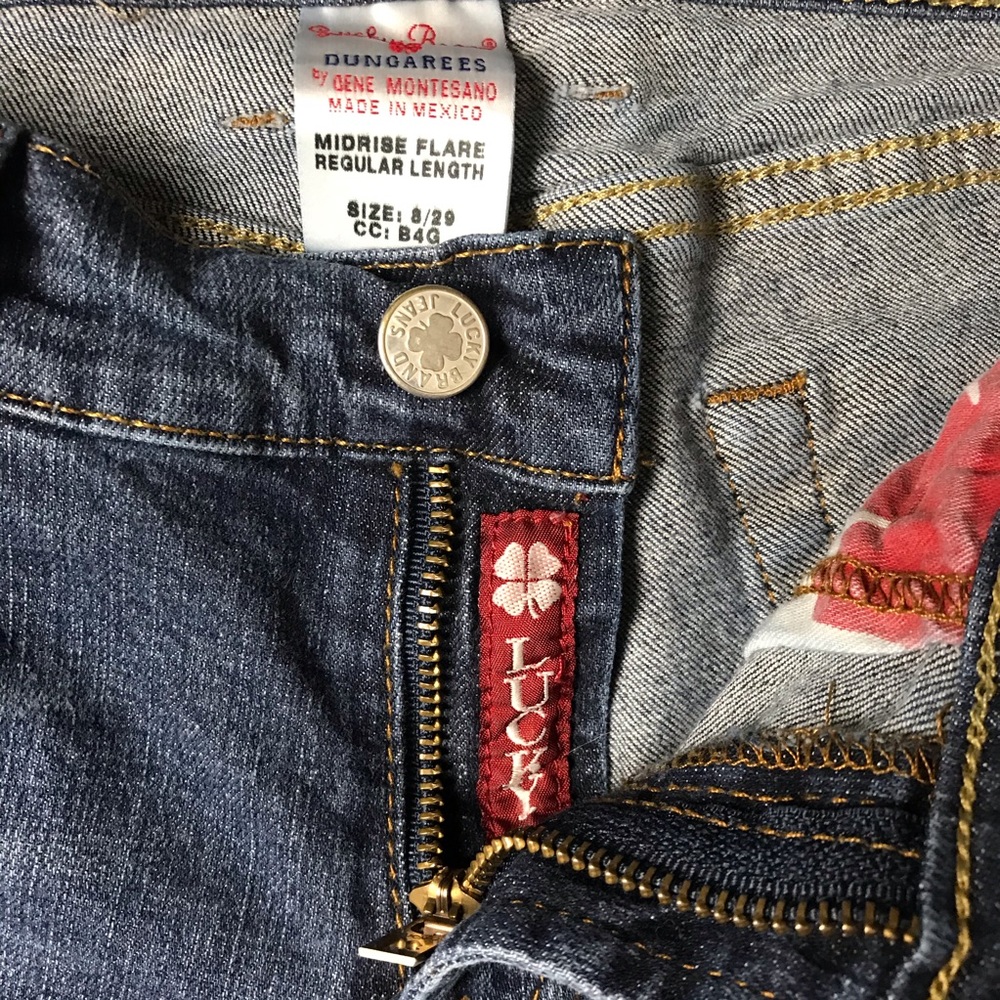 Lucky Brand Dungarees Midrise Flare Jeans - Picture 5 of 7
